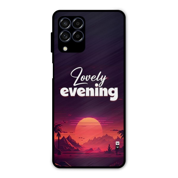 Lovely Evening Metal Back Case for Galaxy M53 5G