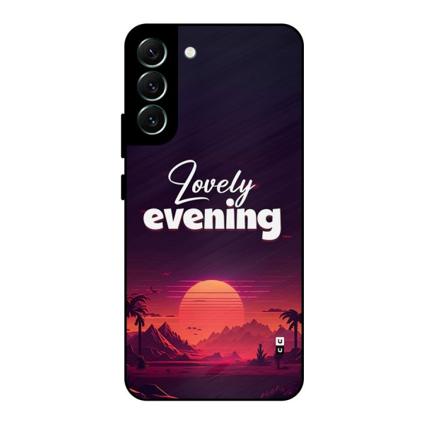 Lovely Evening Metal Back Case for Galaxy S22 Plus 5G