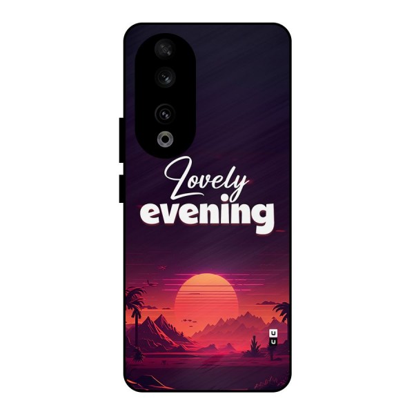 Lovely Evening Metal Back Case for Honor 90