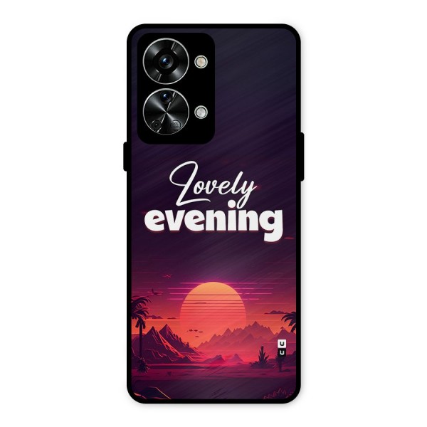 Lovely Evening Metal Back Case for OnePlus Nord 2T