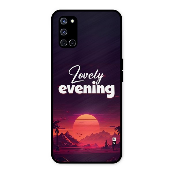 Lovely Evening Metal Back Case for Oppo A52