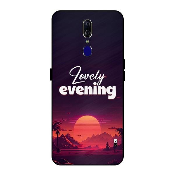 Lovely Evening Metal Back Case for Oppo F11