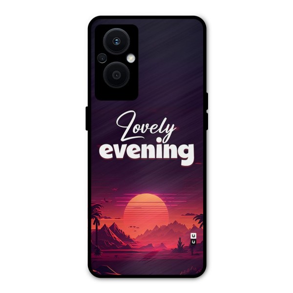 Lovely Evening Metal Back Case for Oppo F21s Pro 5G