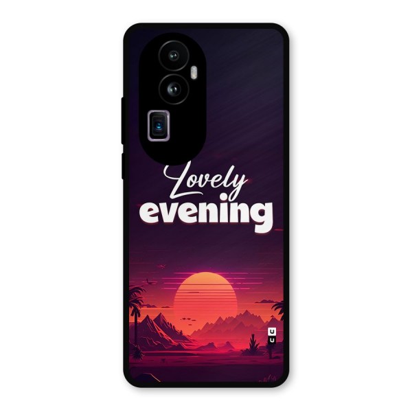 Lovely Evening Metal Back Case for Oppo Reno10 Pro Plus