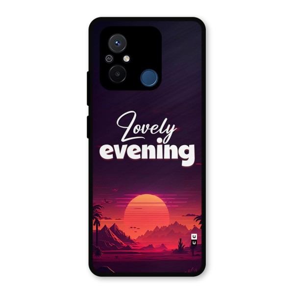 Lovely Evening Metal Back Case for Poco C55