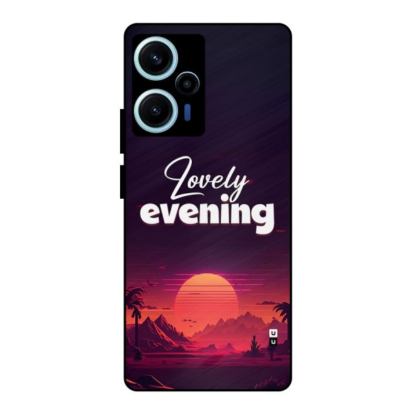 Lovely Evening Metal Back Case for Poco F5