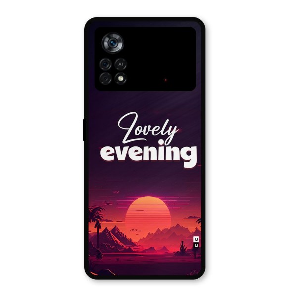 Lovely Evening Metal Back Case for Poco X4 Pro 5G