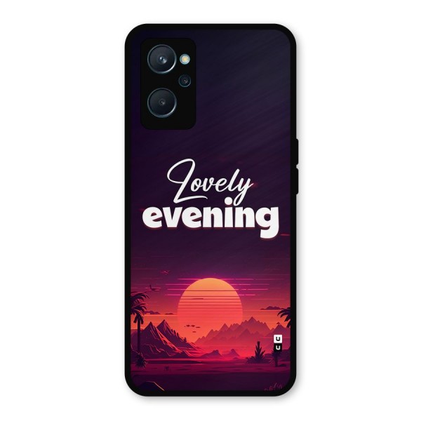 Lovely Evening Metal Back Case for Realme 9i