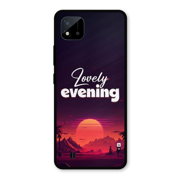 Lovely Evening Metal Back Case for Realme C11 2021