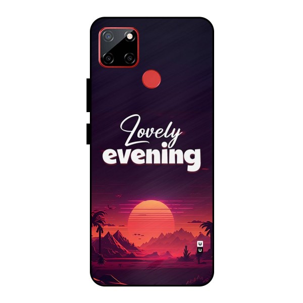 Lovely Evening Metal Back Case for Realme C12