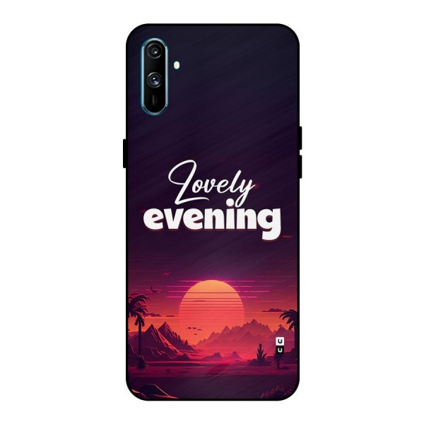 Lovely Evening Metal Back Case for Realme C3