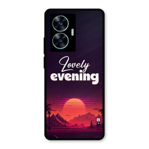 Lovely Evening Metal Back Case for Realme C55