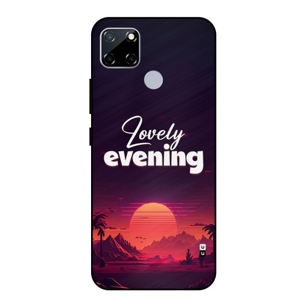 Lovely Evening Metal Back Case for Realme Narzo 20