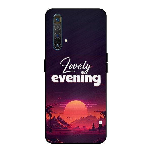 Lovely Evening Metal Back Case for Realme X3