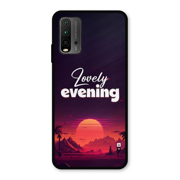 Lovely Evening Metal Back Case for Redmi 9 Power