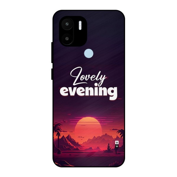 Lovely Evening Metal Back Case for Redmi A1 Plus