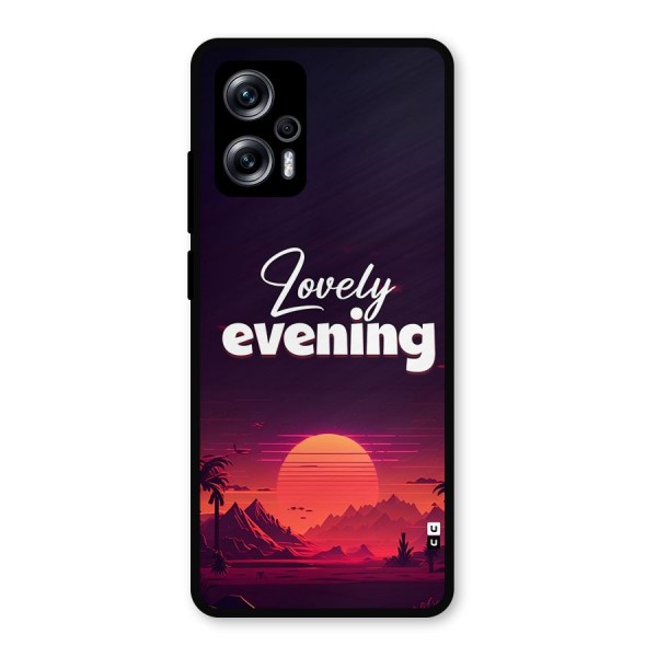 Lovely Evening Metal Back Case for Redmi K50i