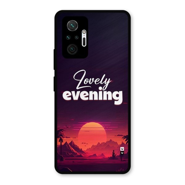 Lovely Evening Metal Back Case for Redmi Note 10 Pro
