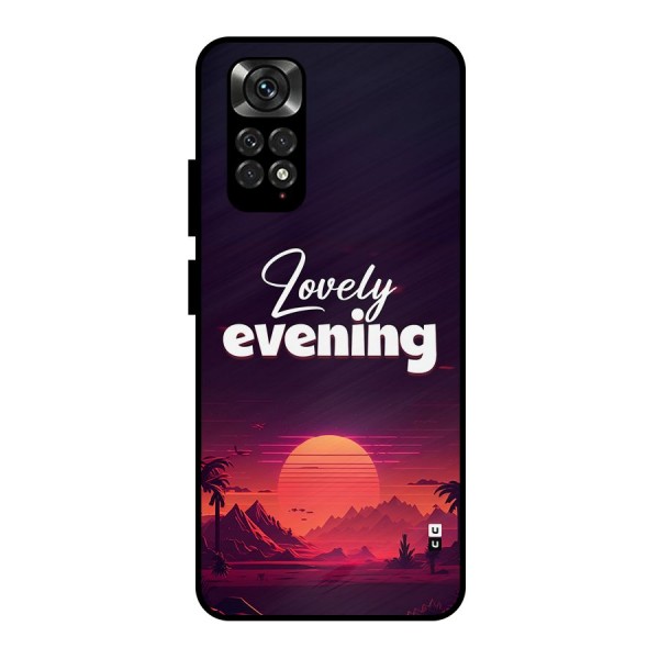 Lovely Evening Metal Back Case for Redmi Note 11 Pro