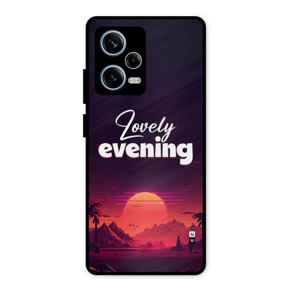 Lovely Evening Metal Back Case for Redmi Note 12 Pro