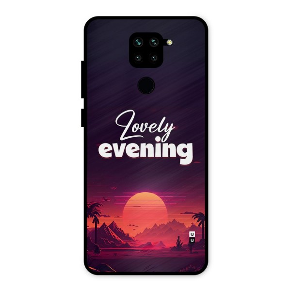 Lovely Evening Metal Back Case for Redmi Note 9