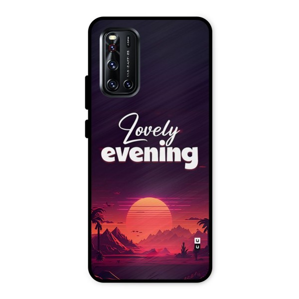 Lovely Evening Metal Back Case for Vivo V19