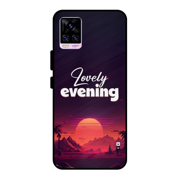 Lovely Evening Metal Back Case for Vivo V20 Pro