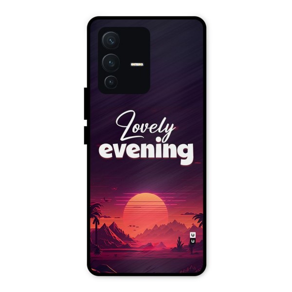 Lovely Evening Metal Back Case for Vivo V23 5G