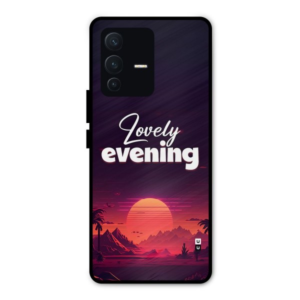 Lovely Evening Metal Back Case for Vivo V23 Pro