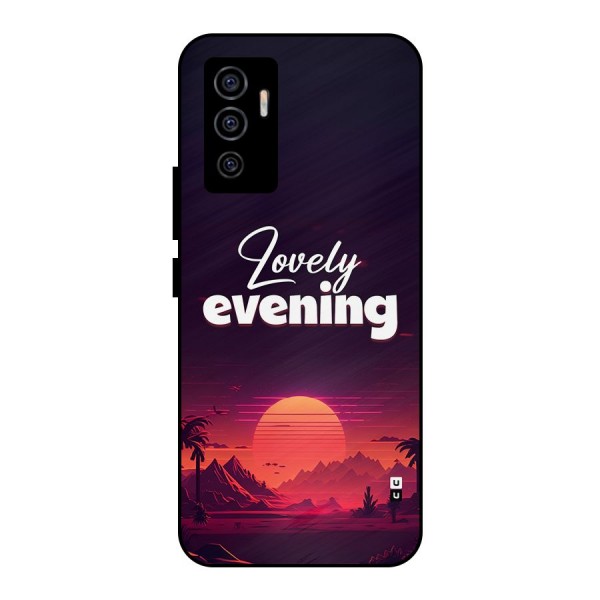 Lovely Evening Metal Back Case for Vivo V23e