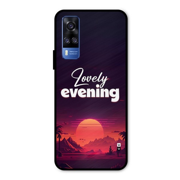 Lovely Evening Metal Back Case for Vivo Y31