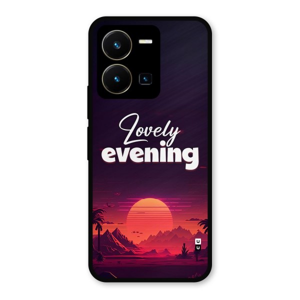 Lovely Evening Metal Back Case for Vivo Y35