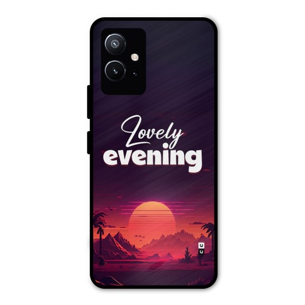 Lovely Evening Metal Back Case for Vivo Y75 5G