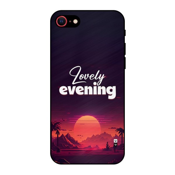 Lovely Evening Metal Back Case for iPhone 7