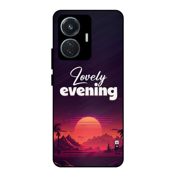 Lovely Evening Metal Back Case for iQOO Z6 44W