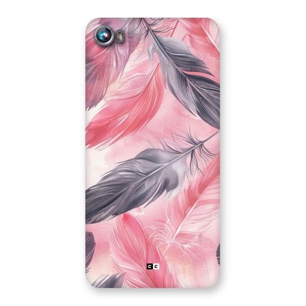 Lovely Feather Back Case for Canvas Fire 4 (A107)