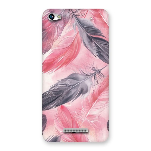 Lovely Feather Back Case for Canvas Hue 2 A316