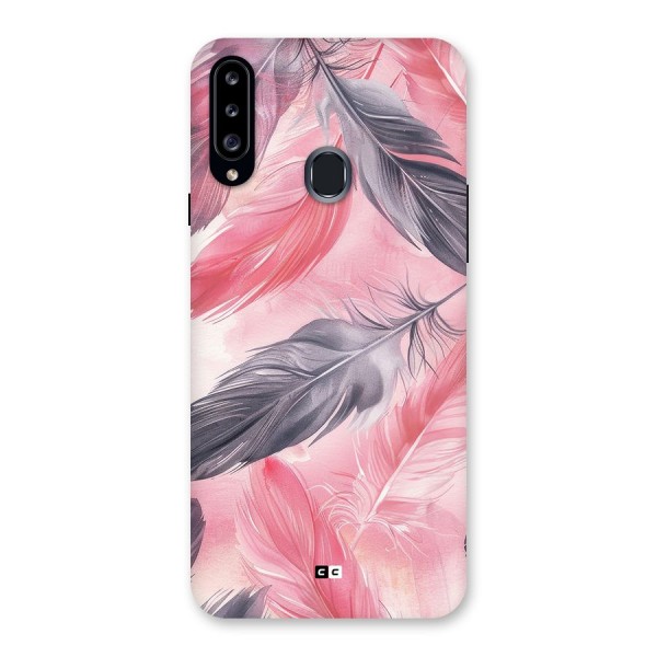 Lovely Feather Back Case for Galaxy A20s