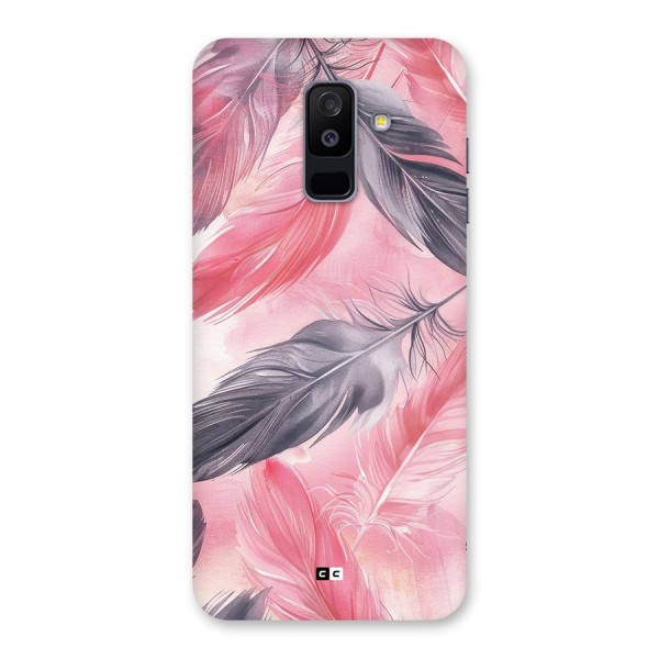 Lovely Feather Back Case for Galaxy A6 Plus