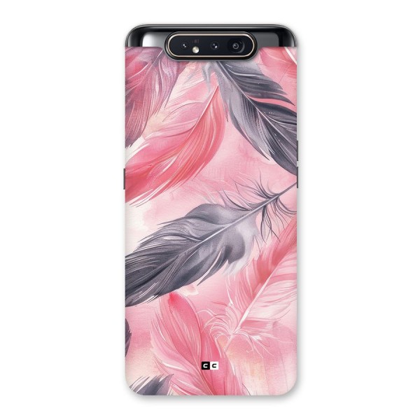 Lovely Feather Back Case for Galaxy A80