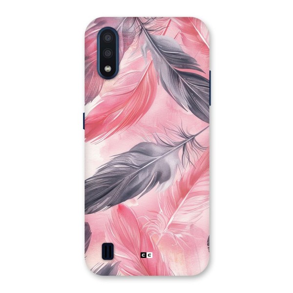 Lovely Feather Back Case for Galaxy M01