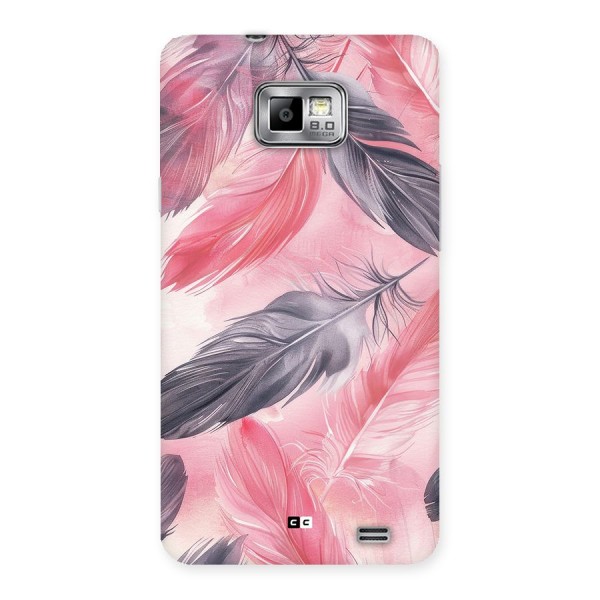 Lovely Feather Back Case for Galaxy S2