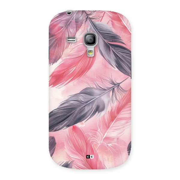 Lovely Feather Back Case for Galaxy S3 Mini