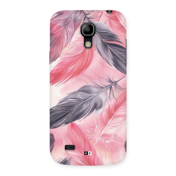 Lovely Feather Back Case for Galaxy S4 Mini
