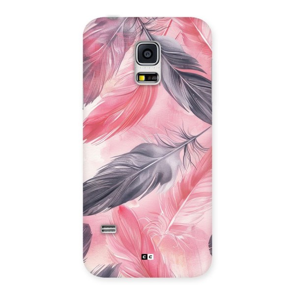 Lovely Feather Back Case for Galaxy S5 Mini