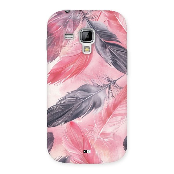 Lovely Feather Back Case for Galaxy S Duos