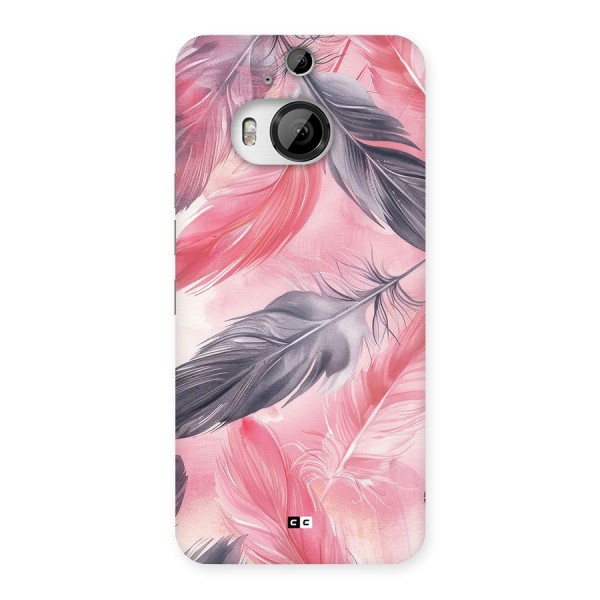 Lovely Feather Back Case for HTC One M9 Plus