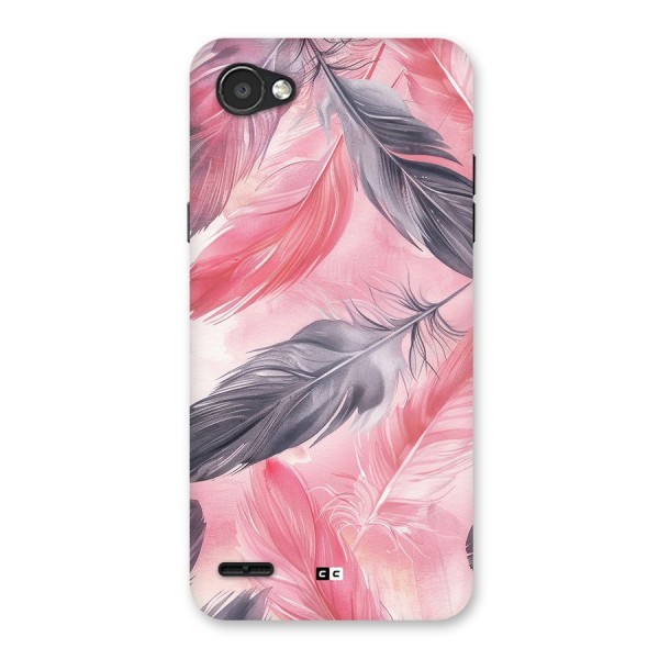 Lovely Feather Back Case for LG Q6