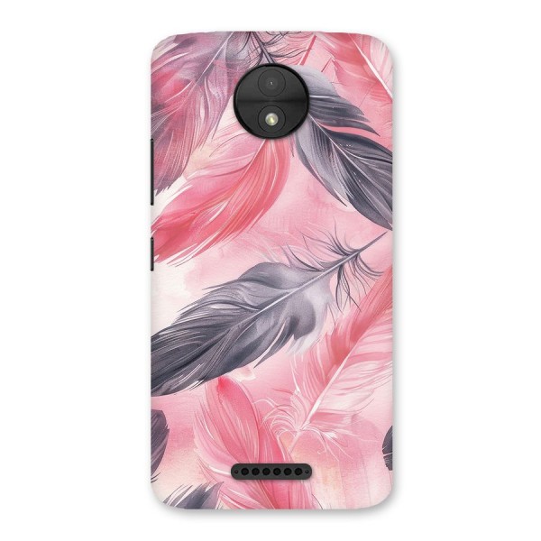 Lovely Feather Back Case for Moto C