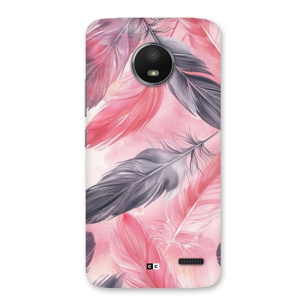 Lovely Feather Back Case for Moto E4